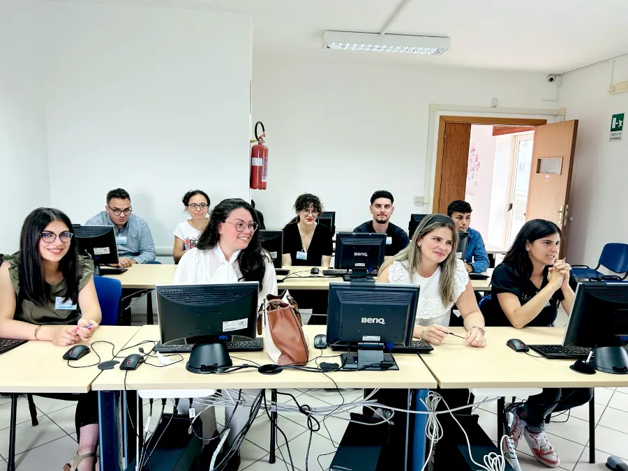 gli studenti della Scuola di formazione professionale